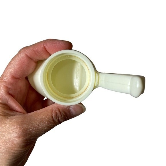 Vintage 1976 Log Cabin Bald Eagle Motif Glass Syrup Pitcher - Picture 6 of 7